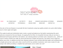 Tablet Screenshot of discoverbeautydundee.com